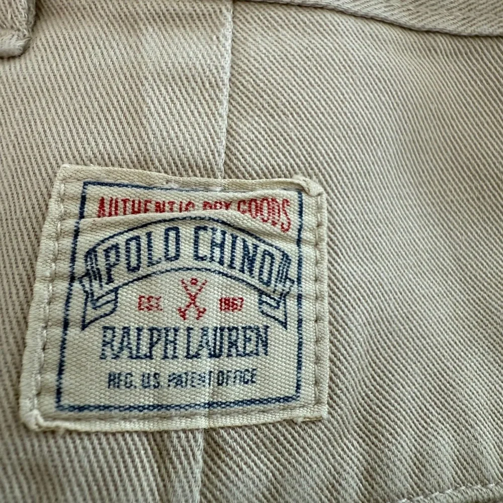 Polo Ralph Lauren Chino Pants Mens 40x30 (40x29) Beige Straight Leg Cotton READ